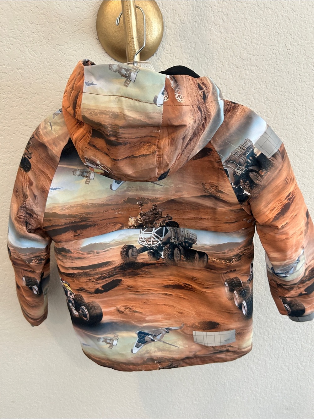 Boys Molo 4T hooded Mars ski/winter jacket - Picture 4 of 5